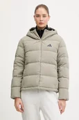 Kurtki damskie - adidas kurtka puchowa Helionic kolor zielony zimowa JX3027 - miniaturka - grafika 1