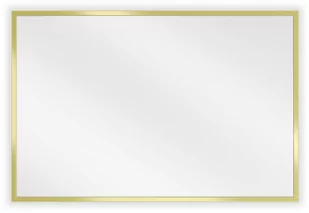 Mexen Loft lustro łazienkowe prostokątne 60 x 40 cm, rama złota - 9852-060-040-000-50 - Lustra - miniaturka - grafika 1