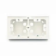 Puszki elektryczne i akcesoria - EFAPEL PUSZKA NATYNKOWA PODWÓJNA BIAŁA 10994 ABR - miniaturka - grafika 1