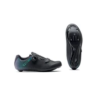 Buty rowerowe - Buty rowerowe szosowe damskie NORTHWAVE Core Plus 2 Wmn czarne - miniaturka - grafika 1