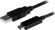 Kable USB - Kabel USB StarTech USB-A - USB-C 1 m Czarny JAB-2524821 - miniaturka - grafika 1