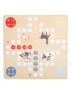 Gry planszowe - Small foot Gra planszowa 4w1 - 4+ - miniaturka - grafika 1