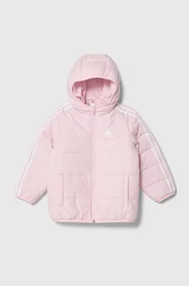 Kurtki i płaszcze dla dziewczynek - adidas kurtka dziecięca kolor różowy - grafika 1