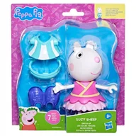 Figurki dla dzieci - Świnka Peppa figurka Owca Suzy 15 cm do przebierania ubranka Hasbro G0330 - miniaturka - grafika 1