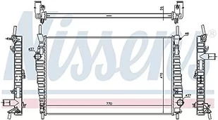 NISSENS Chłodnica, układ chłodzenia silnika NISSENS 69247 69247 - Części motocyklowe - miniaturka - grafika 1