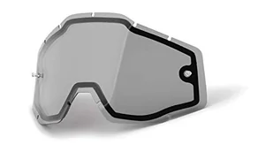 100% Wymienne podwójne szkło Racecraft/Accuri/Strata szare - Gogle i okulary motocyklowe - miniaturka - grafika 1