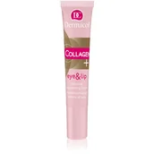 Kosmetyki pod oczy - Dermacol Collagen+ Eye & Lip krem pod oczy 15 ml dla kobiet - miniaturka - grafika 1
