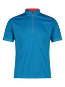 Koszulki sportowe męskie - CMP Koszulka funkcyjna w kolorze niebieskim - miniaturka - grafika 1