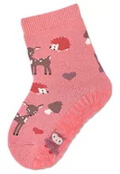 Skarpetki damskie - Sterntaler Baby-Mädchen FLI Soft skarpety ze zwierzętami leśnymi, różowe, normalne - miniaturka - grafika 1