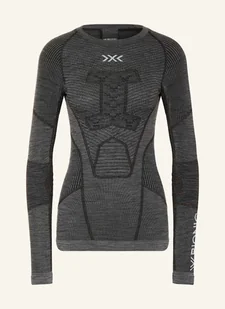 X-Bionic Koszulka Funkcyjna Symbio Merino Z Wełny Merino grau - X-BIONIC - Koszulki i topy damskie - miniaturka - grafika 1