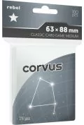Akcesoria do gier planszowych - Koszulki na karty 63x88mm Corvus 100szt - miniaturka - grafika 1