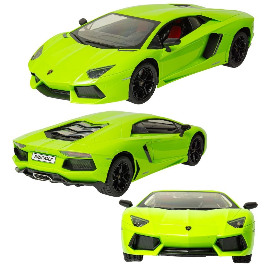 Zdalnie sterowany samochód Lamborghini Aventador RC 1:10 zielony