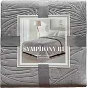 Narzuty - Narzuta na łóżko, pikowana, nowoczesna Symphony III 200x220cm Szara - miniaturka - grafika 1