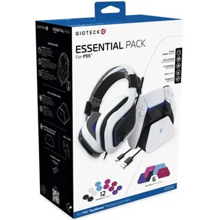 Zestaw akcesoriów GIOTECK Essential Pack do PS5 - Akcesoria do Playstation - miniaturka - grafika 1