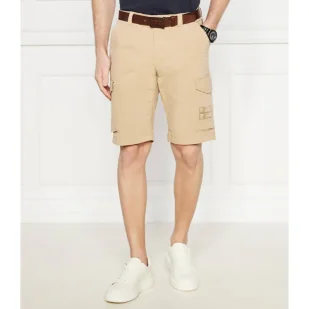 Napapijri Szorty BEIGE CORNSTALK | Regular Fit - Spodenki męskie - miniaturka - grafika 1