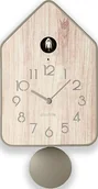 Zegary - Zegar z kukułką Home QQ-UP taupe - miniaturka - grafika 1