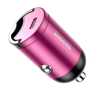 Baseus Baseus Tiny Star PPS mini inteligentna ładowarka samochodowa USB Typ C 30W Quick Charge 3.0 PD 3.0 różowy (VCHX-B04) hurtel-53293-0 - Ładowarki samochodowe - miniaturka - grafika 31