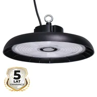 Lampy sufitowe - Przemysłowa lampa zwisająca High Bay EK0730 LED 200W 4000K IP65 czarny - miniaturka - grafika 1