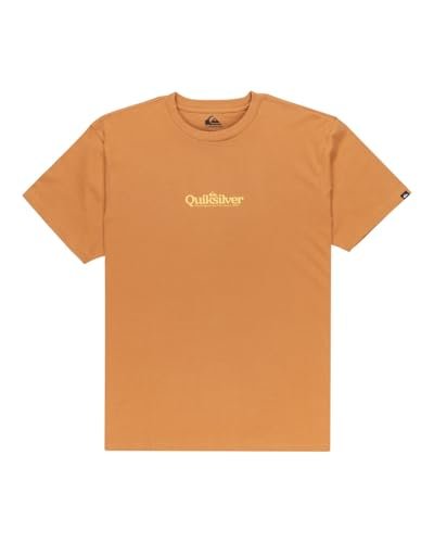 Quiksilver Koszulka z krótkim rękawem EV Fineline SS brązowa 10