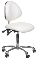 Taboret kosmetyczny BY-8377 biały - Krzesła i taborety kosmetyczne - miniaturka - grafika 1