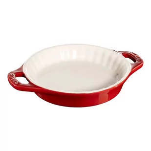 Staub COOKING OKRĄGŁY PÓŁMISEK CERAMICZNY DO CIAST 200 ML 13 CM CZERWONY CERAMIKA 40511-163-0 - Formy do ciast - miniaturka - grafika 1