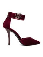 Czółenka - Juicy Couture Szpilki EO-S4S96733-01B Bordowy - miniaturka - grafika 1