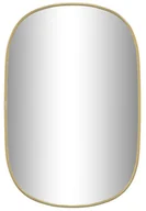 Lustra - Lustro w nowoczesnej złotej ramie 60x40 cm - Kogo 3X - miniaturka - grafika 1