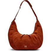 Torebki damskie - Pinko Hobo | zamsz - miniaturka - grafika 1