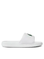 Klapki i japonki damskie - Lacoste Klapki Serve Slide 1.0 123 1 Cuj 745CUJ0012-082 Biały - miniaturka - grafika 1