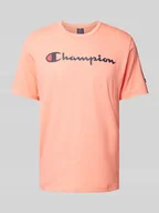 Koszulki męskie - T-shirt z nadrukiem z logo - miniaturka - grafika 1