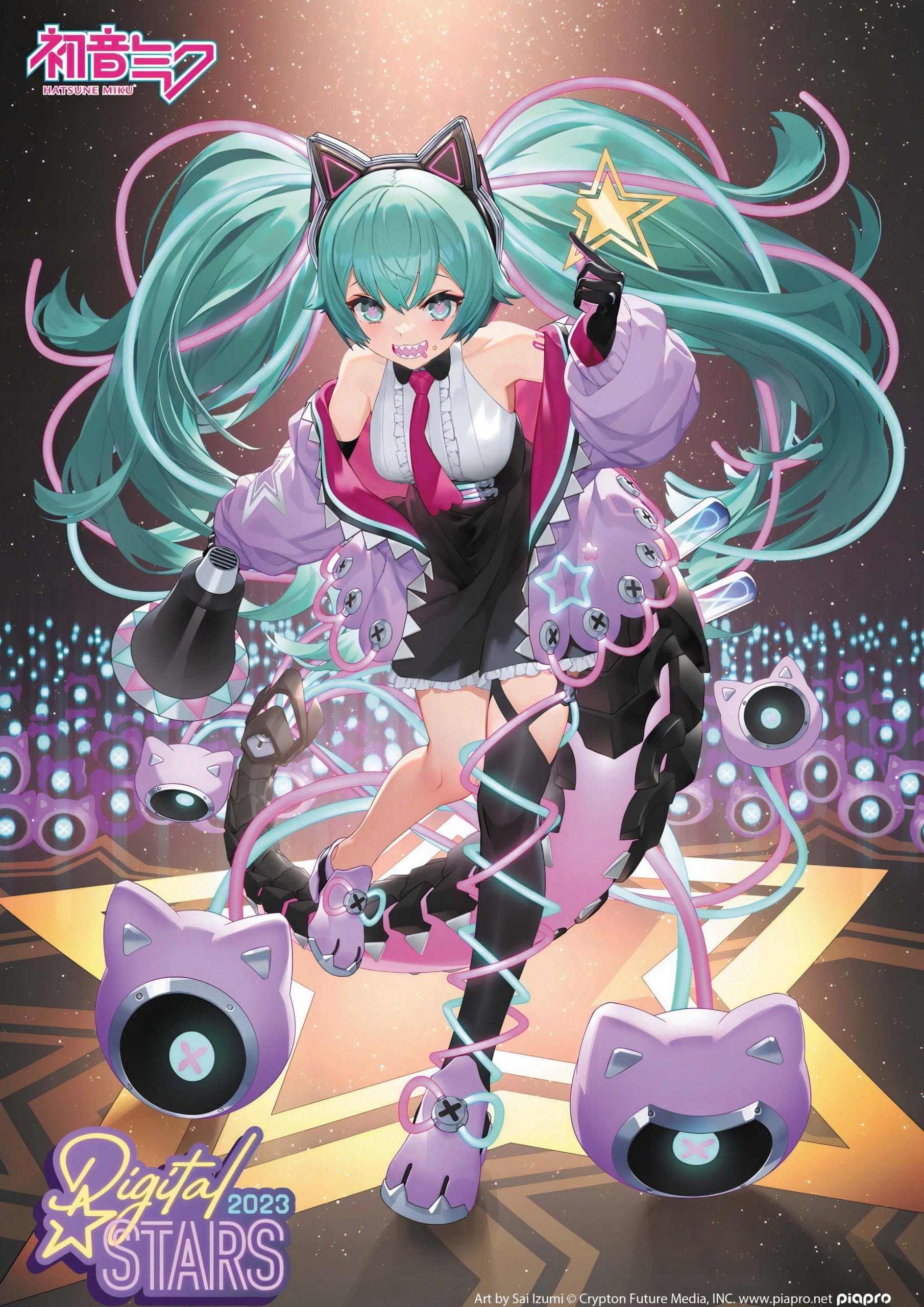 Plakat A2 Vocaloid Hatsune Miku Digital Stars