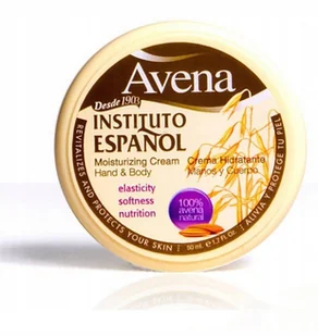 Instituto Espanol Avena, krem do ciała i rąk z wyciągiem z owsa, 50 ml - Balsamy i kremy do ciała - miniaturka - grafika 2