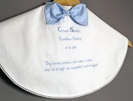 Pamiątka Chrztu Świętego - Biała szatka do chrztu z dodatkowym haftem - miniaturka - grafika 1