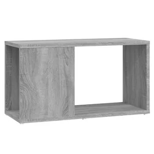 Szafka pod TV, szary dąb sonoma, 60x24x32 cm - Szafki RTV - miniaturka - grafika 3