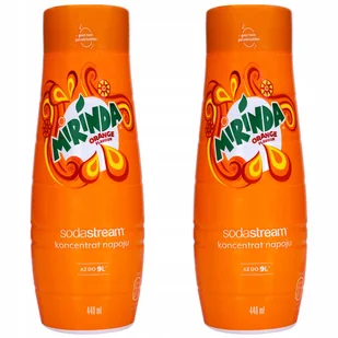 2X Sodastream Koncentrat Syrop Saturator Mirinda - Syropy i koncentraty owocowe - miniaturka - grafika 1