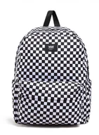 Plecaki - Plecak młodzieżowy Vans Old Skool Check Backpack - black / white - miniaturka - grafika 1