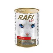 Rafi Cat Kawałki z wołowiną w sosie puszka 415g