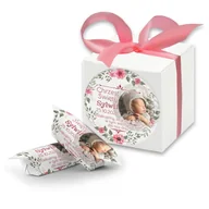 Cukierki - KRÓWKI personalizowane na chrzest roczek w pudełeczku - miniaturka - grafika 1