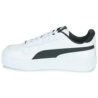 Trampki damskie - PUMA Damskie trampki uliczne Carina, biały, czarny, srebrny, rozmiar 6,5 - miniaturka - grafika 1