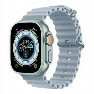 PASEK do Zegarka APPLE WATCH 3D FALE 38 /40 /41mm BŁĘKITNY - Akcesoria do smartwatchy - miniaturka - grafika 1
