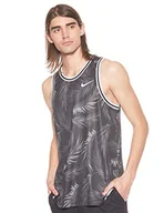 Koszulki sportowe męskie - Nike Męski bezrękawnik M Nk Dry Dna Jsy kwiatowy czarny/biały XL - miniaturka - grafika 1