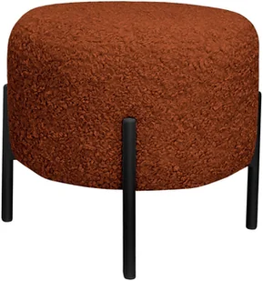 Pufa OLA LOFT ławka podnóżek metal czarny Rolf10 - Pufy i podnóżki - miniaturka - grafika 1