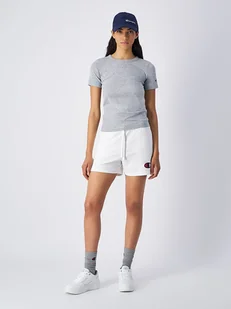 Champion Szorty dresowe w kolorze białym - Spodenki damskie - miniaturka - grafika 1