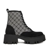 Botki damskie - Trzewiki Nine West CEO-MALAK-01 Szary - miniaturka - grafika 1