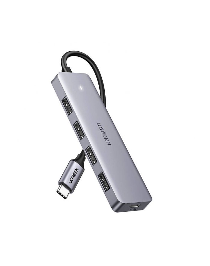 UGREEN ADAPTER 4W1 USB/4X USB 30+MICRO USB SZARY
