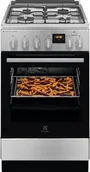 Kuchenki gazowo-elektryczne - Electrolux COOKER D-E LKK560228X - miniaturka - grafika 1