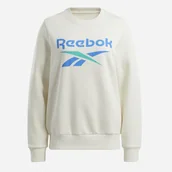 Bluzy damskie - Bluza bez kaptura damska polarowa Reebok Identity Big Logo Fleece Crew 100205763 2XS Mleczna (1200143878378). Bluzy bez kaptura damskie - miniaturka - grafika 1