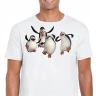 Koszulki męskie - 3261 Koszulka Pingwiny Z Madagaskaru Julian S - miniaturka - grafika 1