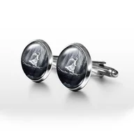 Spinki do mankietów i krawatów - Magiczny las - spinki do mankietów - miniaturka - grafika 1