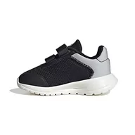 Buty dla dziewczynek - adidas Tensaur Run 2.0 CF I, Buty dziecięce Unisex, Core Black Core White Grey Two, 25.5 EU - miniaturka - grafika 1